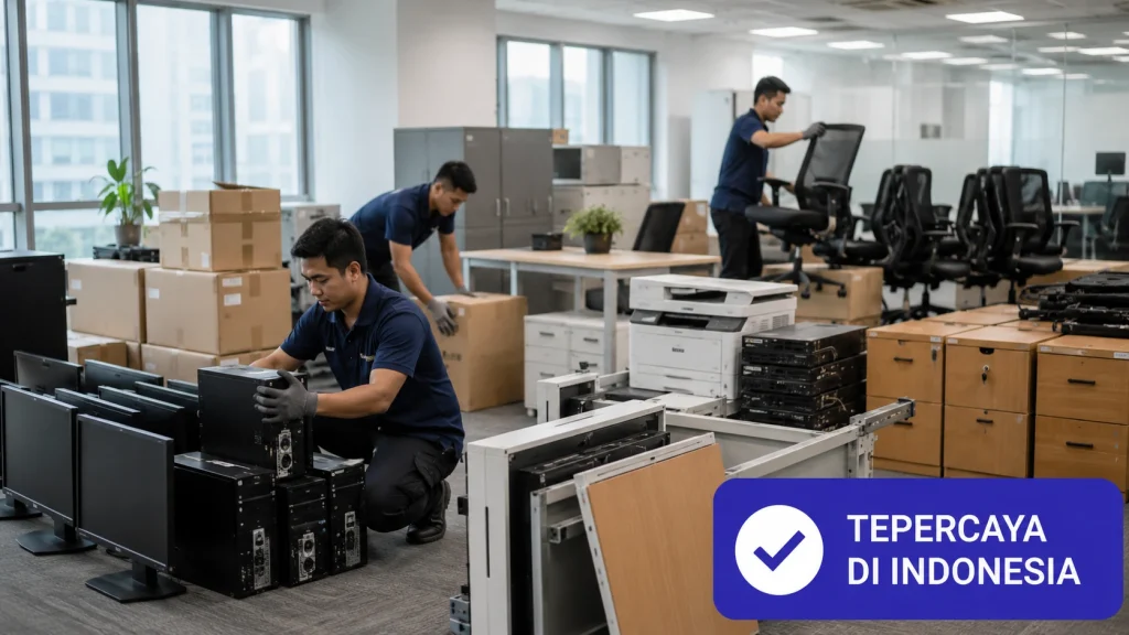 Cara bersihkan aset IT dan furnitur kantor