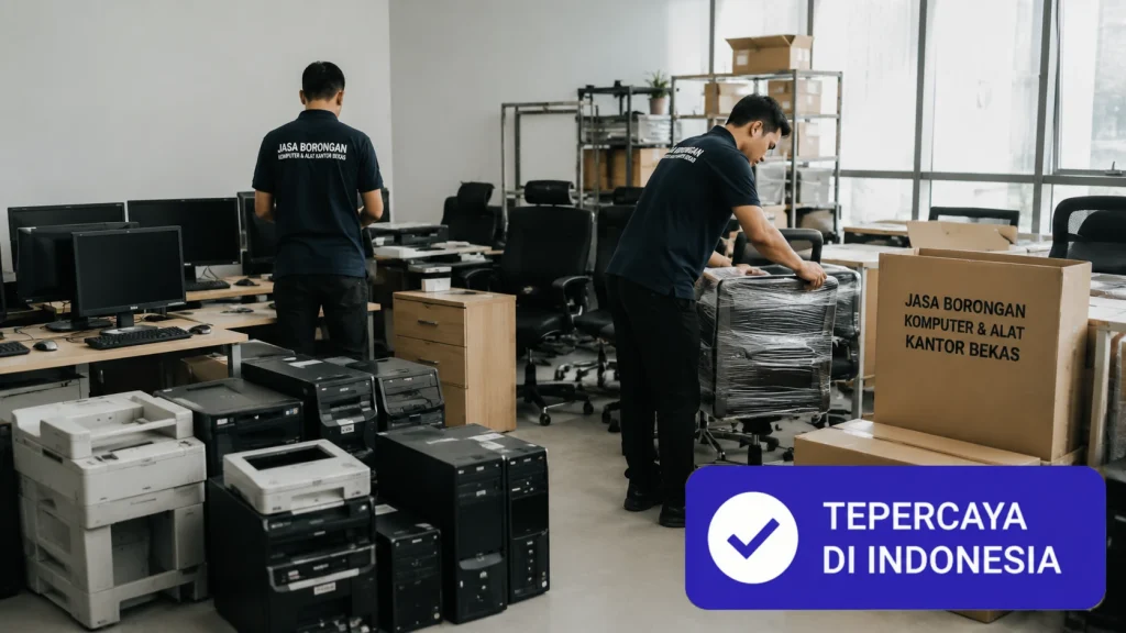 Jasa Borongan Komputer dan Alat Kantor Bekas