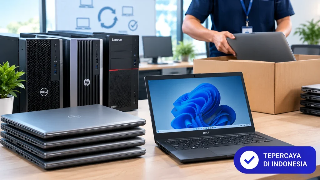 menjual aset PC dan laptop likuidasi