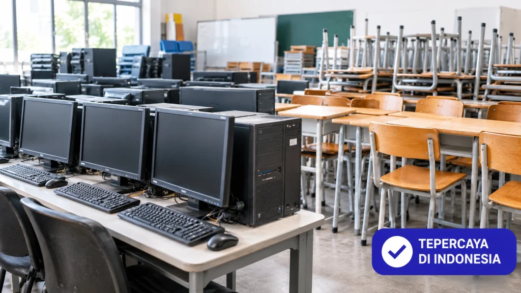 Pembelian Komputer dan Meja Kursi Sekolah Bekas dalam Jumlah Besar